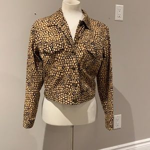 Snakeskin Patterned Blazer